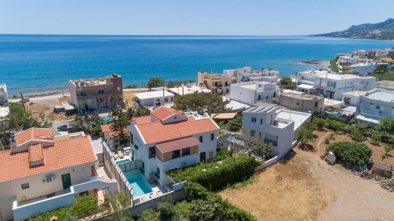 Paradisos Luxury Villas Next To Beach Koutsourás Buitenkant foto