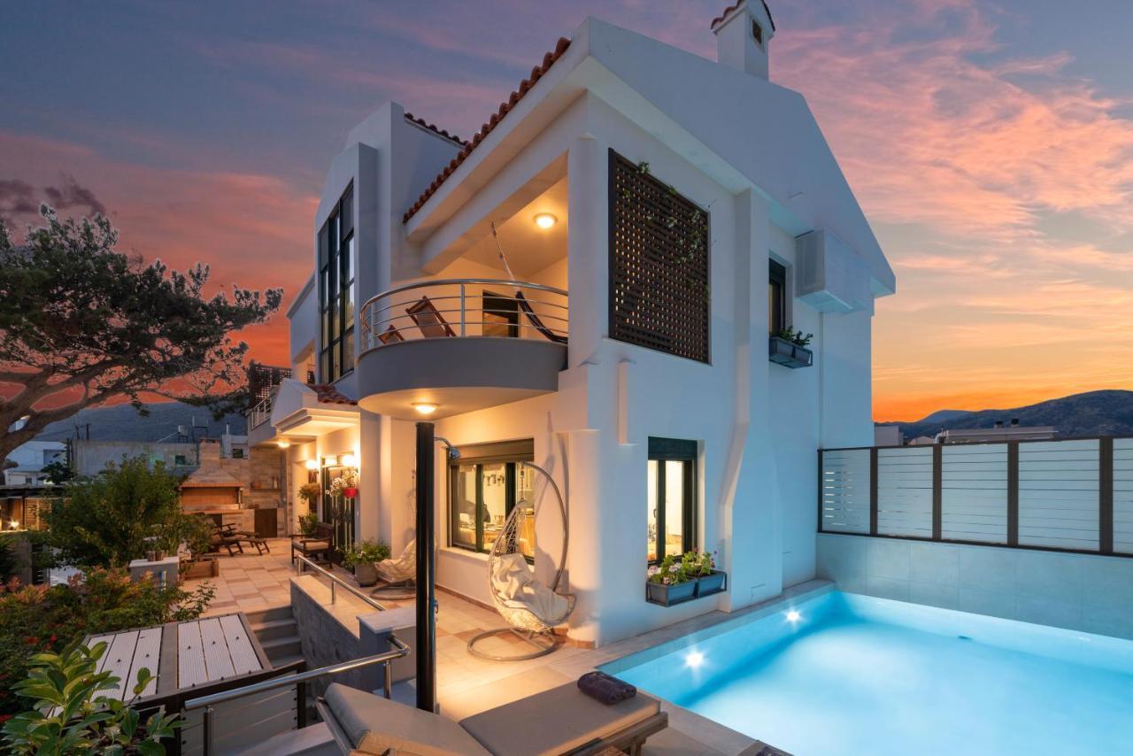 Paradisos Luxury Villas Next To Beach Koutsourás Buitenkant foto
