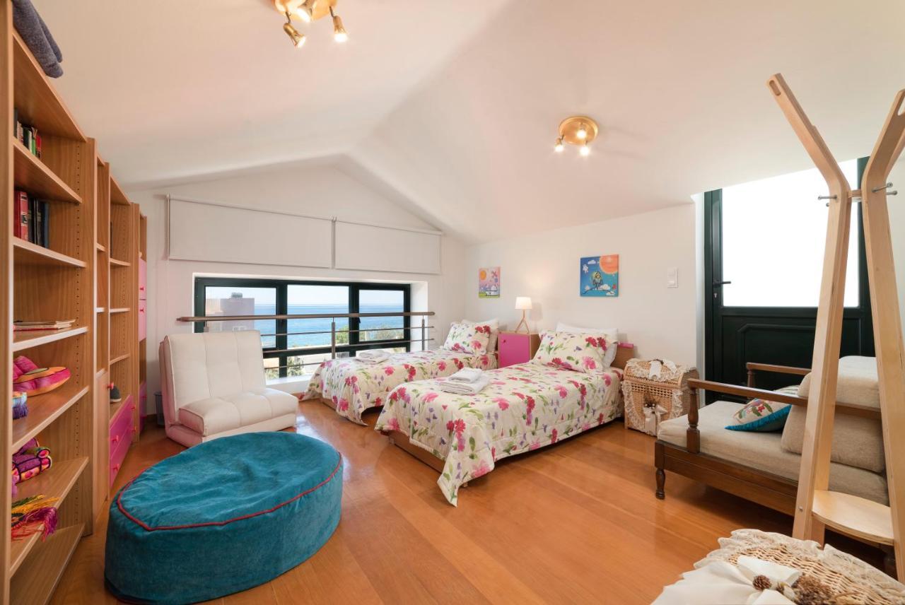 Paradisos Luxury Villas Next To Beach Koutsourás Buitenkant foto