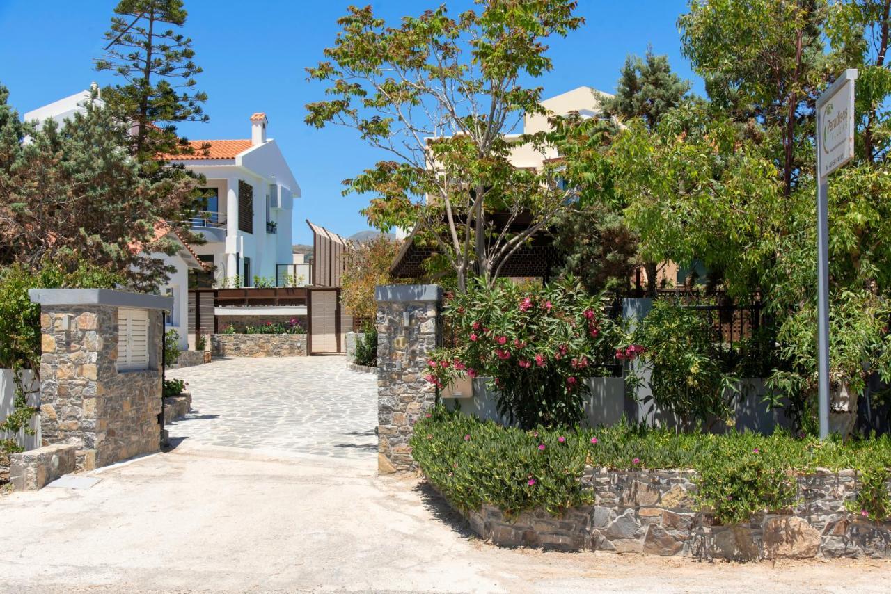 Paradisos Luxury Villas Next To Beach Koutsourás Buitenkant foto