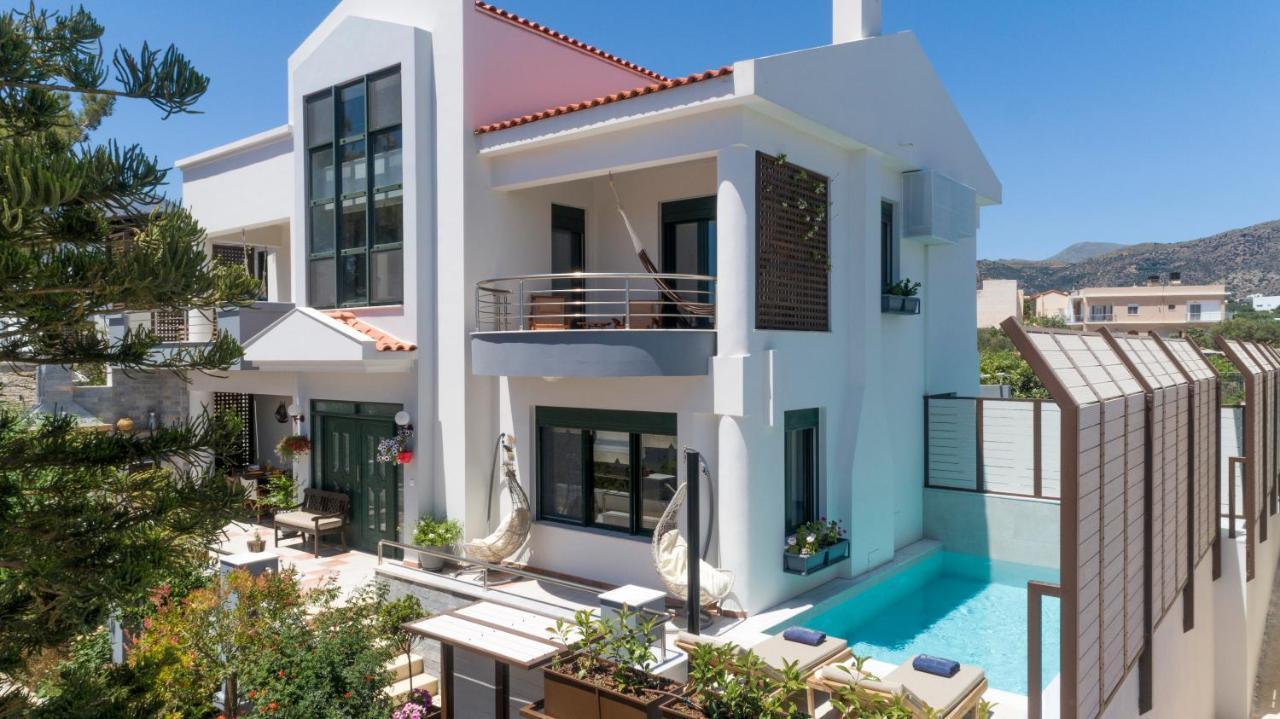 Paradisos Luxury Villas Next To Beach Koutsourás Buitenkant foto