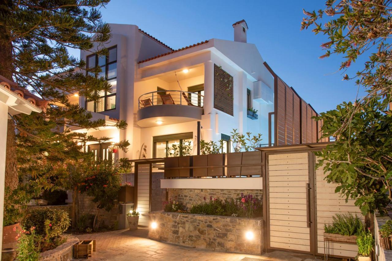 Paradisos Luxury Villas Next To Beach Koutsourás Buitenkant foto