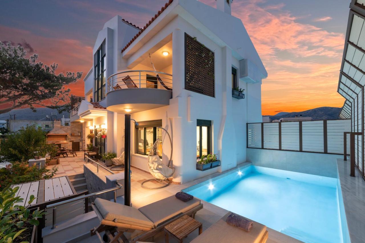 Paradisos Luxury Villas Next To Beach Koutsourás Buitenkant foto
