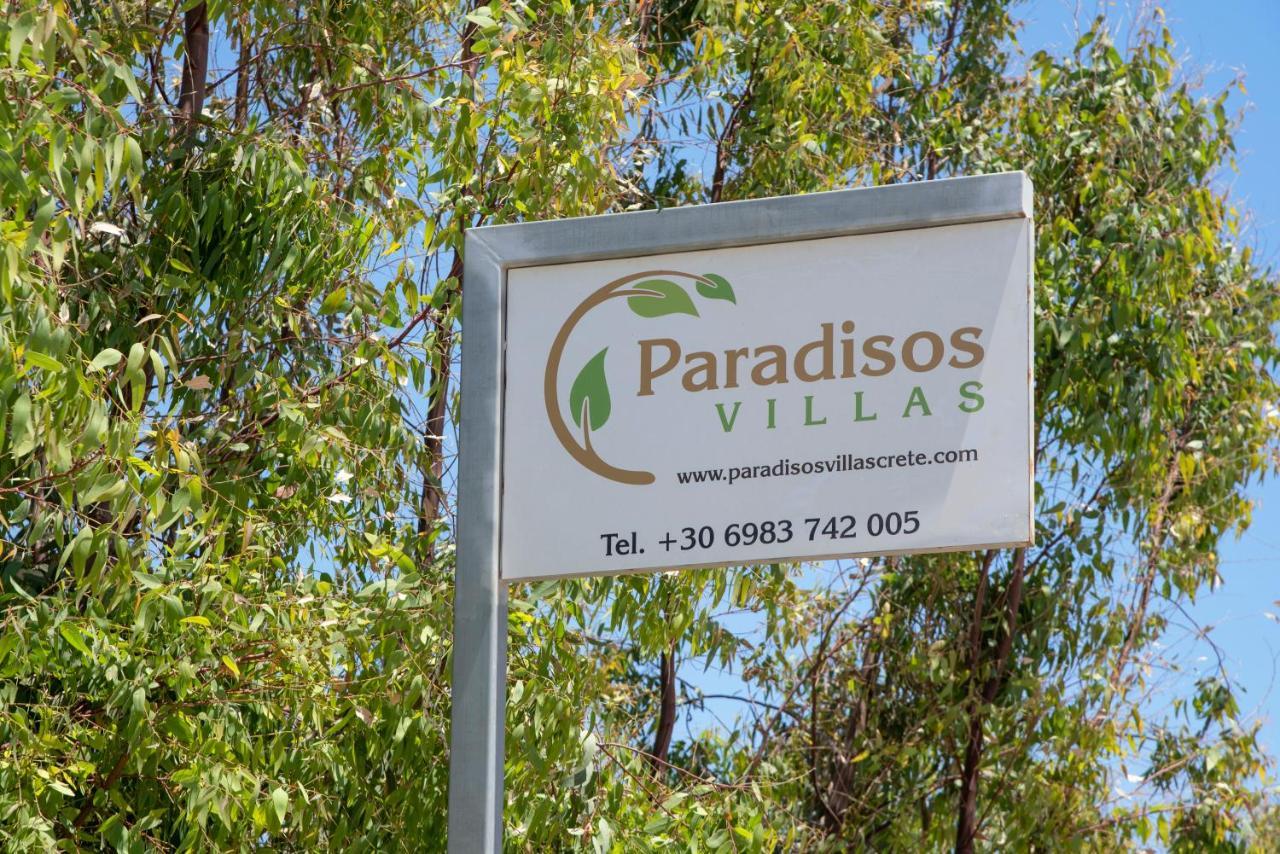Paradisos Luxury Villas Next To Beach Koutsourás Buitenkant foto