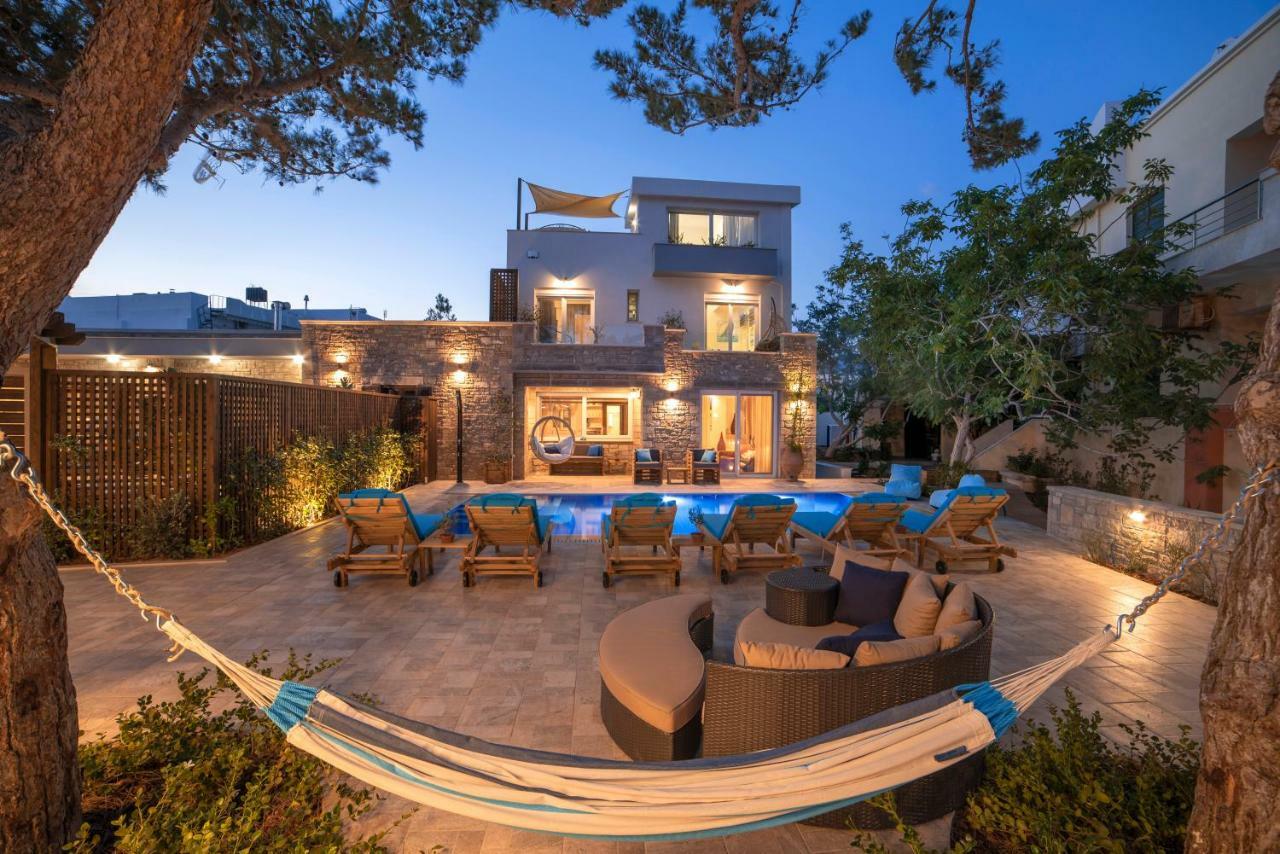 Paradisos Luxury Villas Next To Beach Koutsourás Buitenkant foto